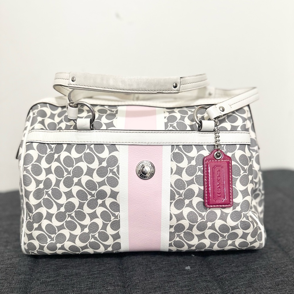 Coach Signature Peyton Satchel Handbag